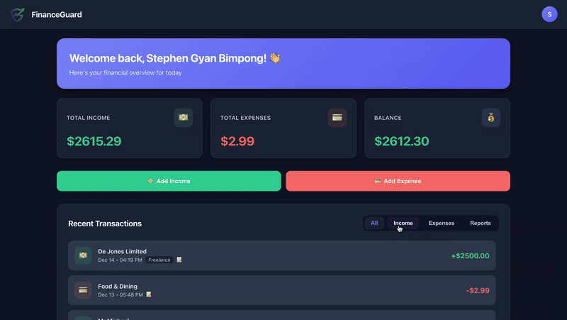 FinanceGuard Demo